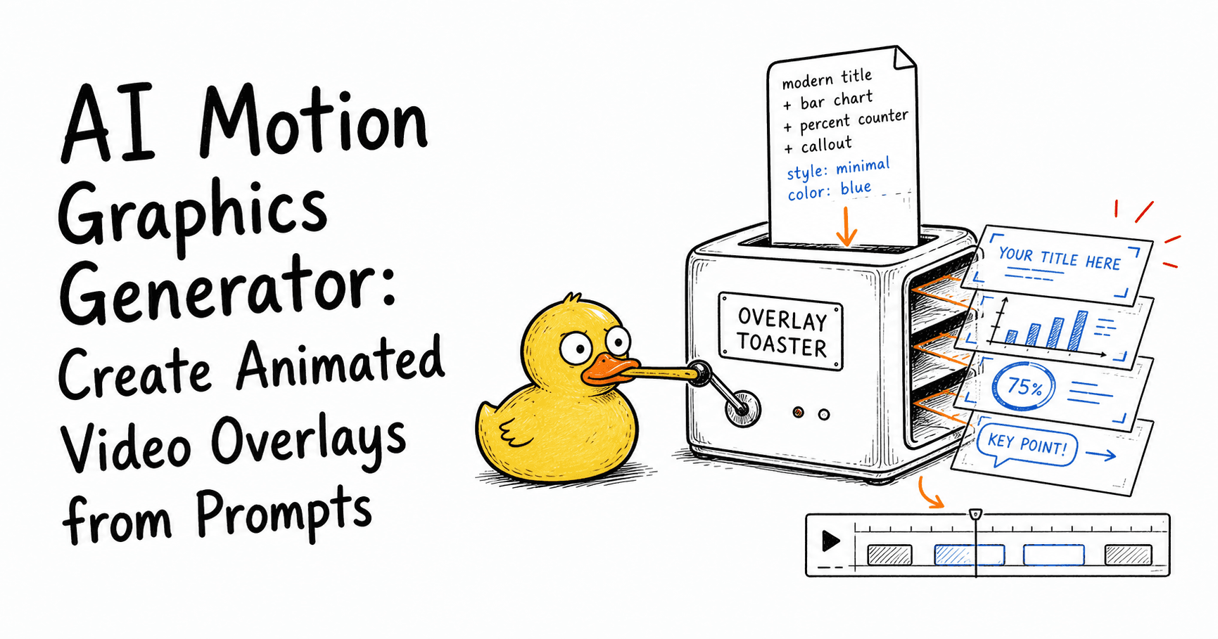 Malloy turns prompts into animated overlay sheets for video editors