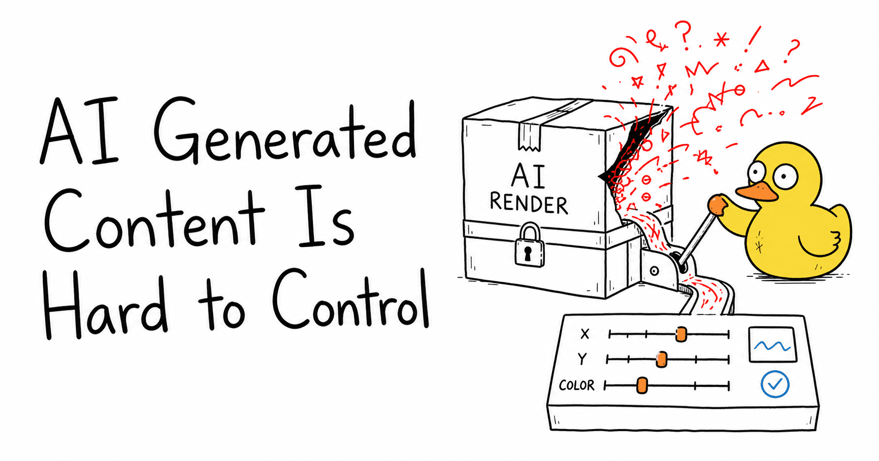 Malloy opens a hard-to-control AI render box and routes it into editable template controls