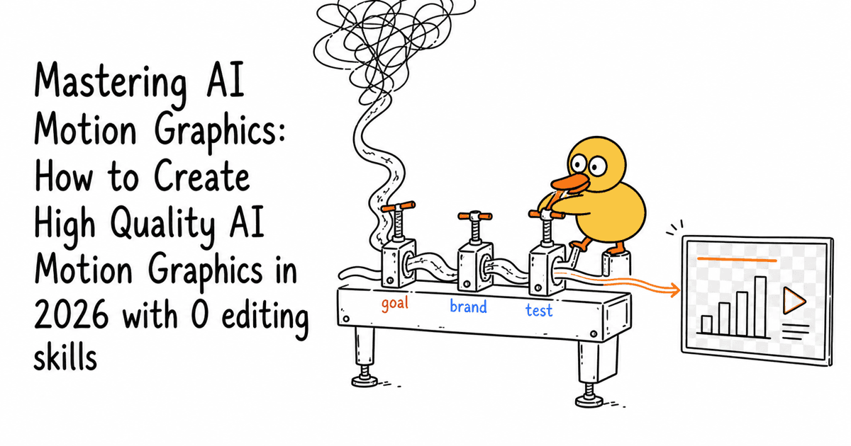 Malloy assembles high quality AI motion graphics from goal, brand, and testing constraints